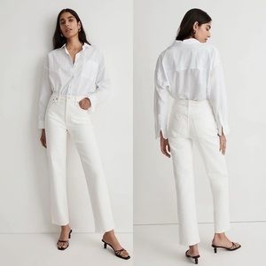 Madewell The Tall Perfect Vintage Straight Jean size 28T NWT